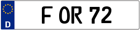 Truck License Plate